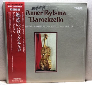 ANNER BYLSMA BAROCKCELLO PROMO VINYL LP OBI JAPAN TELDEC K28C 428 - Picture 1 of 6