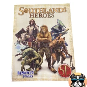 Kobold Press: Southland Heroes- D&D 5E-6 Races w/ 7 New Backgrounds -Soft Cover! - Picture 1 of 6