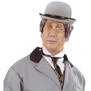 Melonenhut Bowler Herren 20er Melone Hut Eleganter Herrenhut Chaplin Fasching - Bild 1 von 2