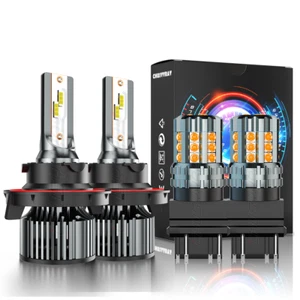For Hummer H3 Sport Utility 2006-2010 LED Headlight Hi/Lo+Turn Signal Light Bulb - Picture 1 of 12