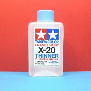 TAMIYA X-20 ENAMEL THINNER (250ML BOTTLE) #80040 TAMIYA - Picture 1 of 1