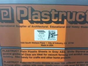 Plastruct 91640 - BALDOSAS ESPAÑOLAS - 2 Piezas .020"" x 7"" x 12"" Hoja Modelo Plástico - Imagen 1 de 2
