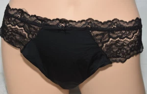 Victoria's Secret Black Dream Angels Cheekini Cheeky Panty XXL 2XL Bikini - Picture 1 of 9