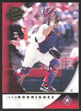2001 Donruss Class of 2001   Ivan Rodriguez #72 Texas Rangers