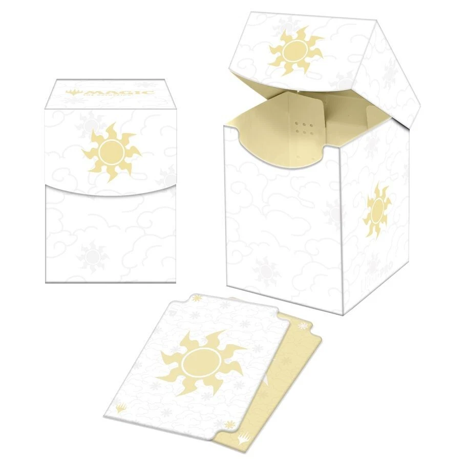 CAJA DE MAZO ULTRA PRO Plains Mana Serie 8 CAJA DE TARJETAS PARA 100 CARTAS MTG Foto 1 de 1