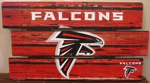 ATLANTA FALCONS LOGO WOOD SIGN 14"X25'' NEW WINCRAFT 👀 - Picture 1 of 1