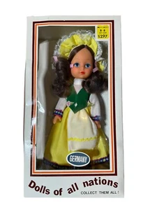 VINTAGE DOLLS OF All NATIONS - GERMANY - 7" DOLL Collectible Mint IN BOX - Picture 1 of 5