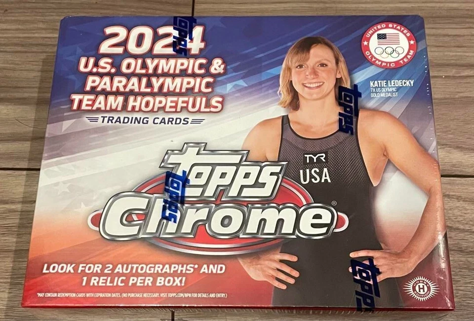 2024 Topps Chrome US Olympic & Paralympic Team Hopefuls Hobby Box