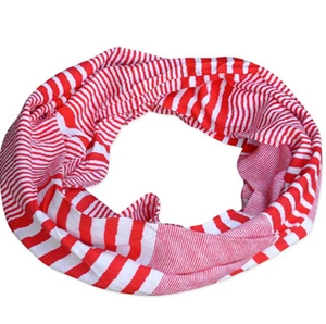 Damen Sport Infinity Schal Halstuch MLB rot weiß Cincinnati Washington Nationals - Bild 1 von 1