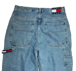 TOMMY HILFIGER WORKER HERREN JEANS 33/30 CARPENTER ,2001, W33 L30 DIRTY - Bild 1 von 9