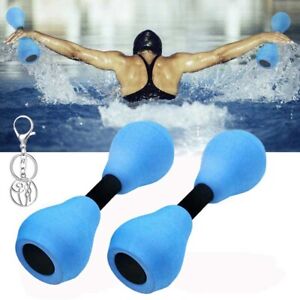 1 Pair Aquatic Exercise Dumbells Water Aerobic Foam Dumbbells Pool Resistance