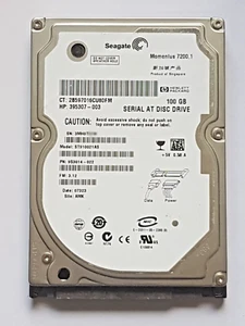 100 GB SATA Seagate Momentus 7200.1 ST910021AS 8MB HDD 2.5 " Internal Hard Drive - Picture 1 of 1