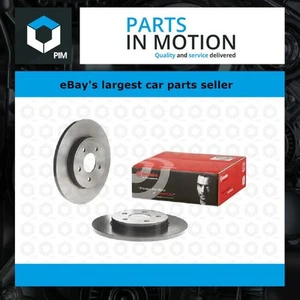 2x Brake Discs Pair Solid fits FORD MONDEO Mk3 1.8 Rear 00 to 07 280mm Set New - Picture 1 of 3
