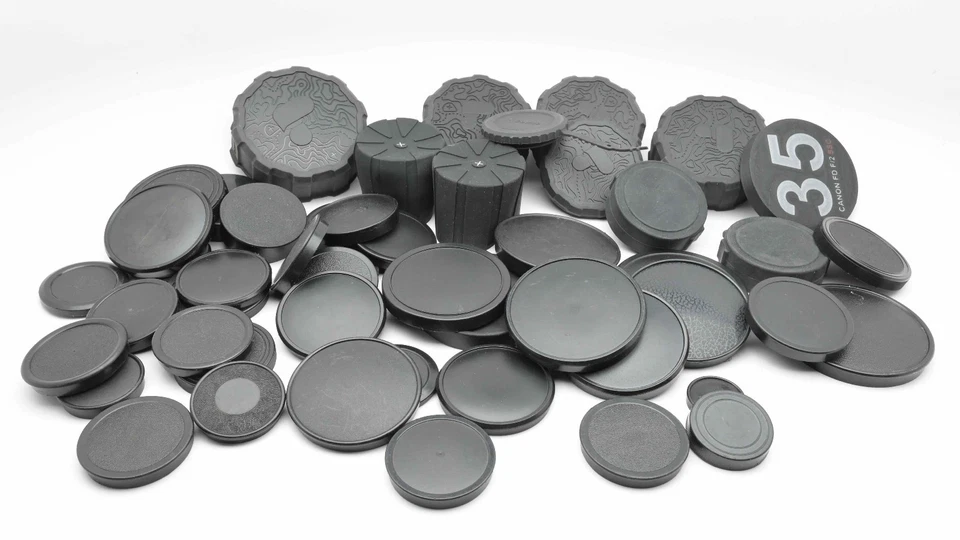Unbranded Slip On Front Lens Cap Lot  Qty-55 Caps  (#T2328) - Image 1 of 1