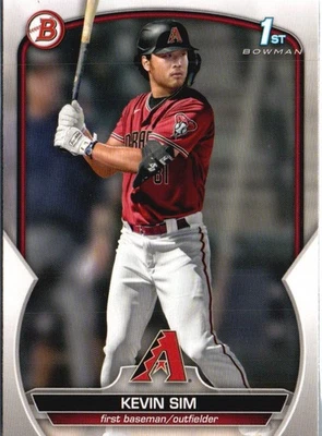 2023 Bowman Draft #BD-16 Kevin Sim - Image 1 of 2