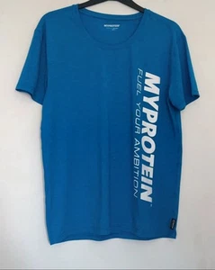 My Protein Blue Exercise T-Shirt Size L - Picture 1 of 5