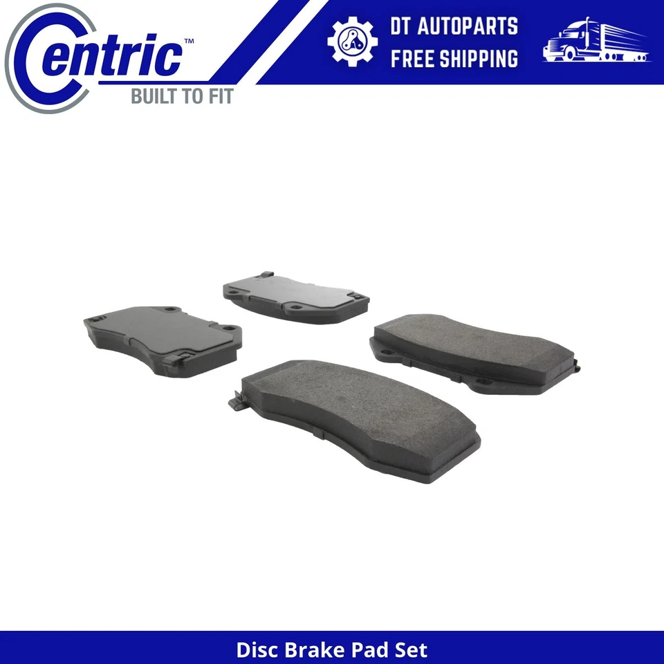 Para 2009-2010 Chevrolet HHR | Pastilhas de freio a disco dianteiras centrais | Semi-metálicas - Imagem 1 de 4