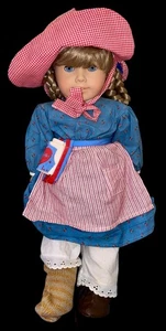 Bambola Kirsten Larson Pleasant Company 18" 1986 American Girl - Foto 1 di 9