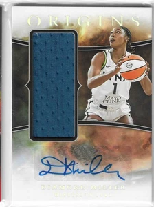 DIAMOND MILLER 2024 PANINI ORIGINS ROOKIE AUTOGRAPH JERSEY RC SP LYNX - Picture 1 of 1