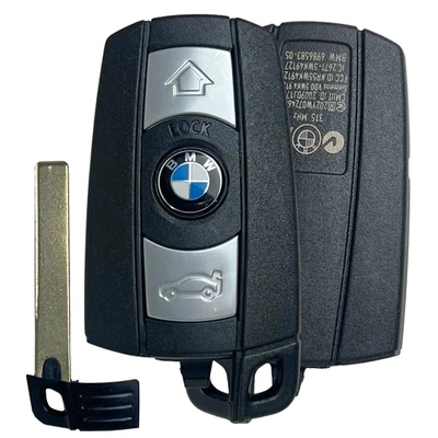 Oem BMW Smart Key Fob Remote Transmitter KR55WK49127 Slot Key Fob - Image 1 of 4