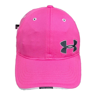 Gorra Under Armour Panel Mujer Correa Trasera Negra Rendimiento Correr BT24 Foto 1 de 4