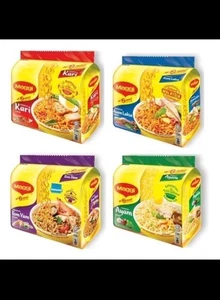 INSTANT NOODLES,MAGGI,MEGGI ASAM LAKSA, CURRY, TOMYAM, CHICKEN - Picture 1 of 5