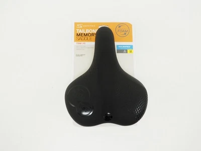 ¡NUEVO! Sillín de bicicleta Serfas TBM-20 Tailbones espuma viscoelástica 198 mm negro Foto 1 de 4