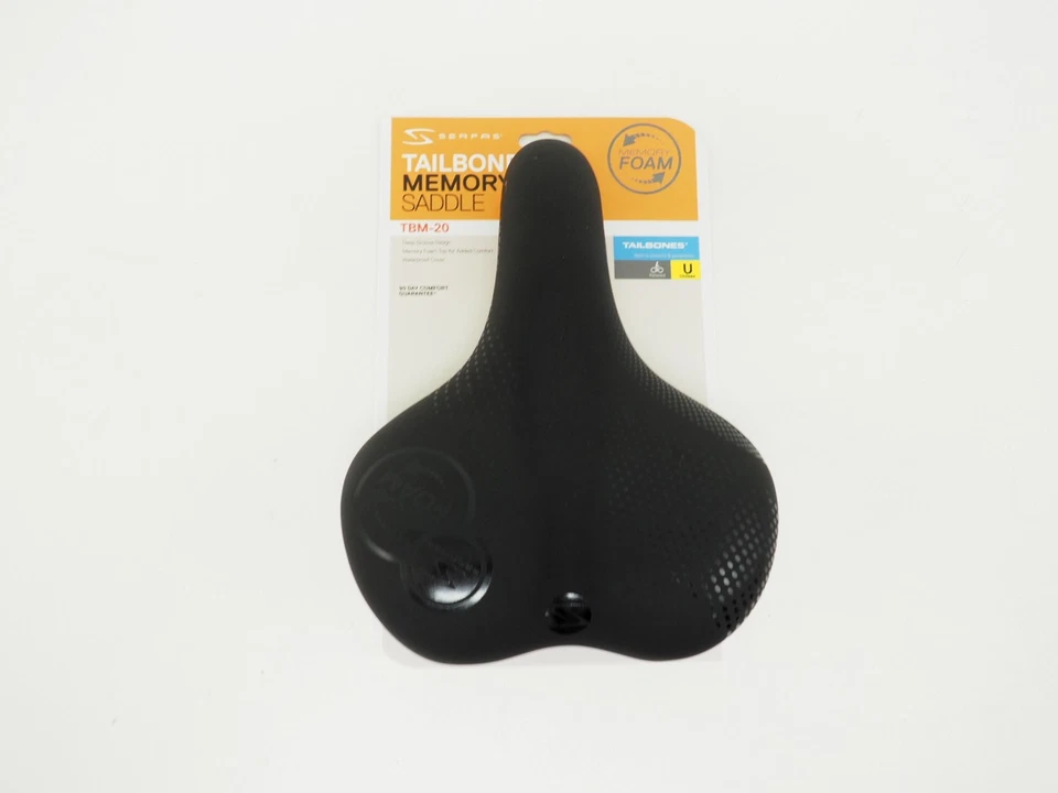 Serfas TBM-20 Tailbones Memory Foam Waterproof Saddle