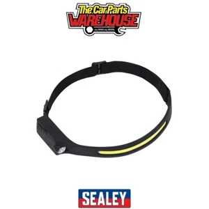 Sealey HT104R Rechargeable Head Torch with Auto-Sensor 5W COB & 3W LED Bul - Picture 1 of 5