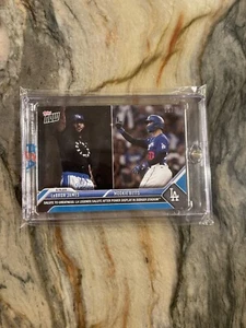 2023 Topps Now LeBron James Mookie Betts 6/49 LAKERS DODGERS TRIKOT NUMMER 1/1 🙂 - Bild 1 von 2