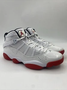 Nike Air Jordan 6 Rings White University Red 322992-160 Men's Size 11.5 - Picture 1 of 5