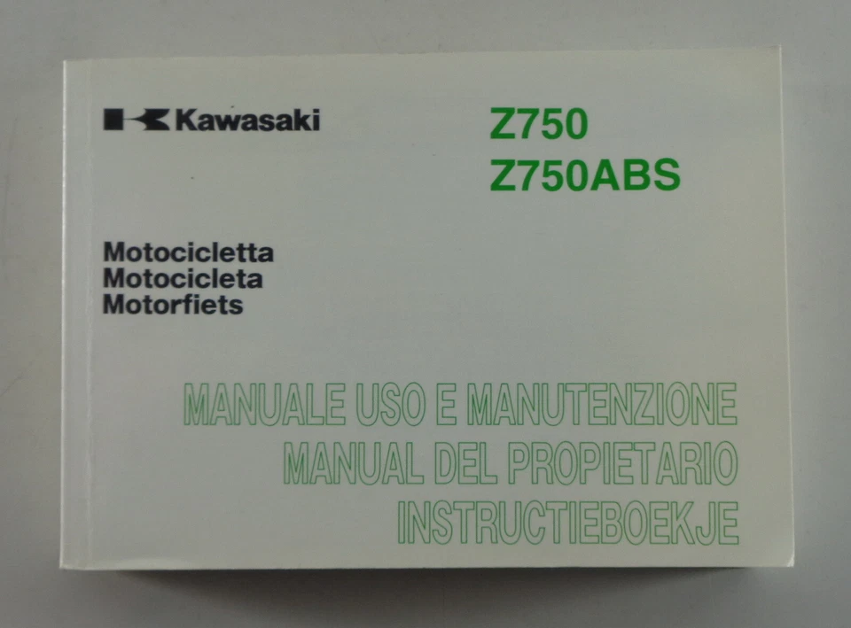 Manual Kawasaki Z 750 / Z 750 ABS von 03/2007 IT / ES / NL - Bild 1 von 1