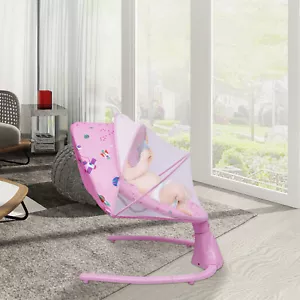 Elektrische Wippe Babywippe Schaukel Wiege USB mit Musik & Fernbedienung - Bild 1 von 14