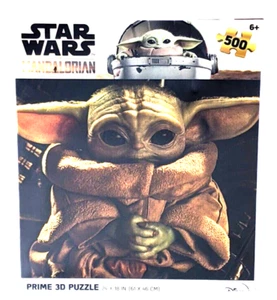 Star Wars Disney Mandalorian Puzzle FACTORY SEALED 500 Piece, Ages 6+, 24" x18" - Picture 1 of 6