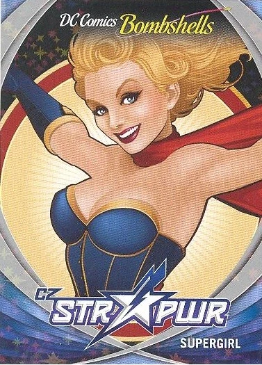 Cryptozoic DC Comic Bombshells CZ Str Pwr Silver S06 Supergirl Star Power Silver - Image 1 of 1