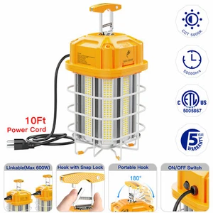 Linkable 80W 100W 125W 150W LED Temporary Work Light Construction Jobsite Lights - Picture 1 of 17