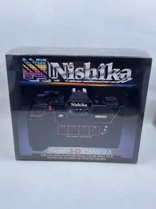 RARE Nishika N8000 3D 35mm Film Camera NEW COMPLETE IN BOX NEVER TAKEN OUT - Picture 1 of 10