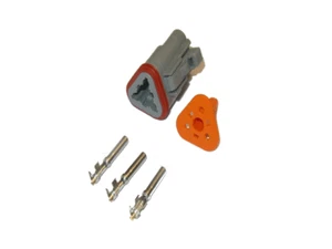 Deutsch 3 pol Buchse DT-Serie DT-06-3S Buchsenkontakte DTBKS  Haltekeil W3S  - Imagen 1 de 1