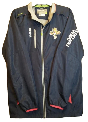 Reebok FLORIDA PANTHERS Center Ice Collection Zippered (M) Warm-Up Jacket NHL Cover