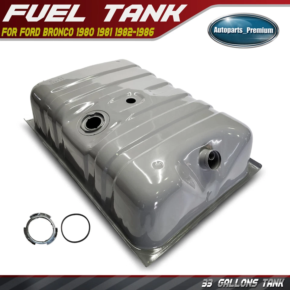 Топливный бак 33 галлона для Ford Bronco 1980 1981 1982 1983-1986 L6 4,9 л V8 5,0 л 5,8 л - Изображение 1 из 4