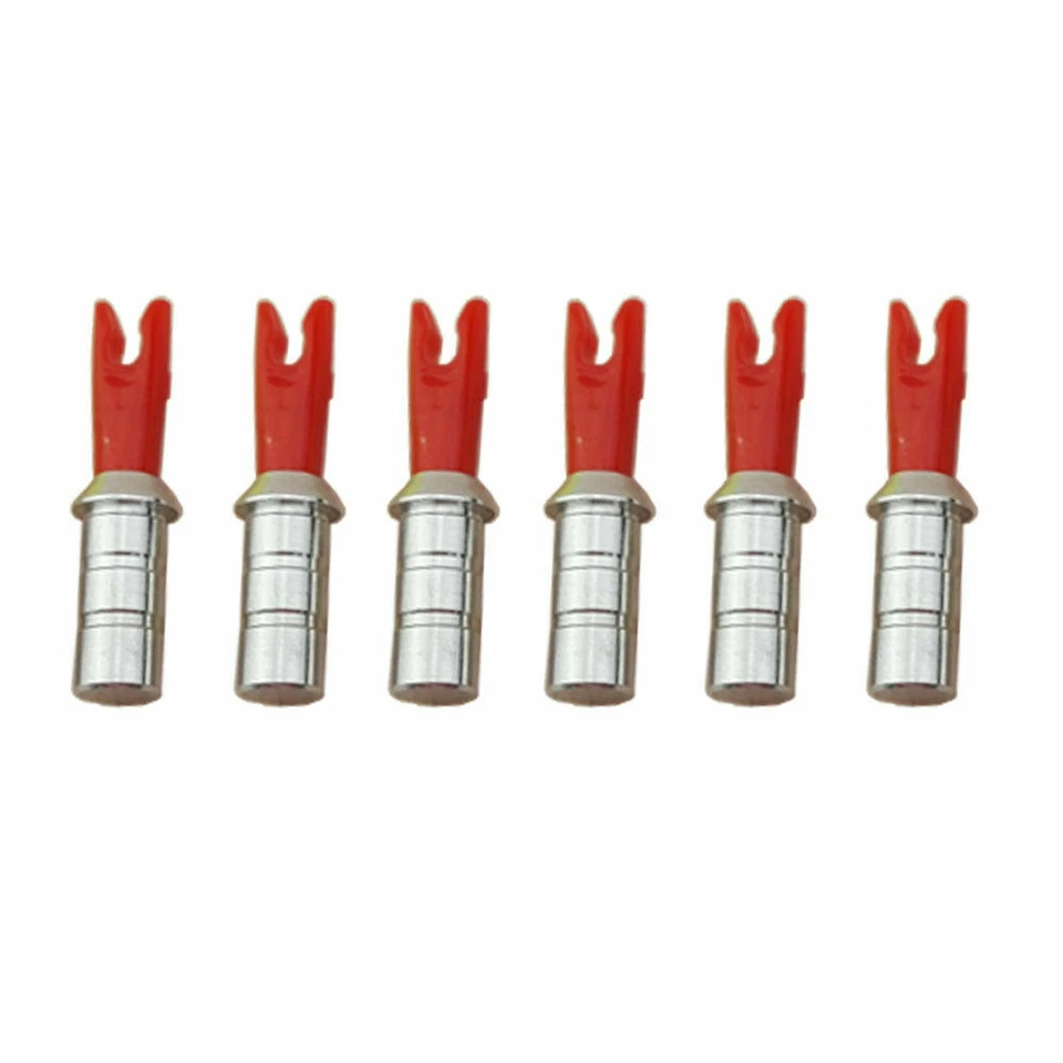 50pcs Arrow Aluminum Nock Pin Needles Plastic Tails Archery Arrow Shaft DIY - Image 1 of 4