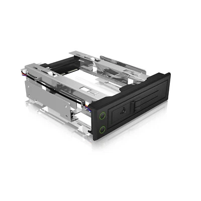 ICY BOX IB-166SSK-B Trägerloser Wechselrahmen f. 3,5" SATA/SAS HDD 16802 B-Ware - Bild 1 von 3