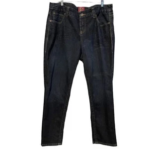 Jeans donna Torrid gamba dritta lavaggio scuro hi rise taglia 20 - Foto 1 di 8