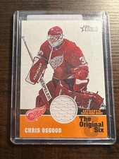 A81,983 - 2000-01 Topps Heritage Original Six Relics #OSJCO Chris Osgood Jersey