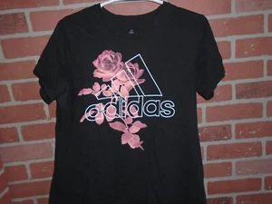 ADIDAS AMPLIFIER TEE WOMANS FLORAL DESIGN TSHIRT SIZE LARGE-SEE PICTURES FIRST - Picture 1 of 4