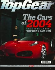 UK BBC Top Gear Magazine Issue 136, Ferrari F430, VW Golf GTI, BMW SUV Jan 2005