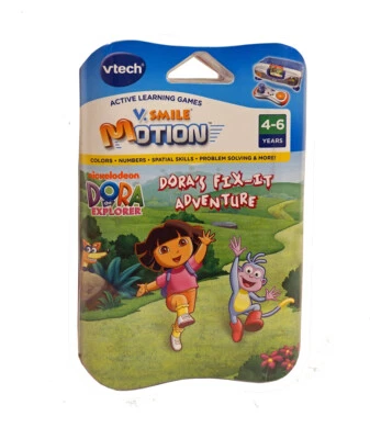 Vtech Active Learning Game ~ Dora's Fix-it Adventure ~  V.Smile Motion - Image 1 of 2