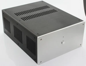 WA109 Chasis Completo Aluminio Amplificador Caja Preamplificador 285x150x370mm - Imagen 1 de 5