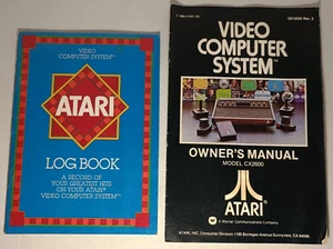 Atari 2600 Bedienungsanleitung CX2600 Rev. 2 & Fahrtenbuch VCS Vintage 1978 Original - Bild 1 von 2