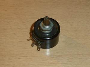 Draht-Potentiometer 600 Ohm nominell, gemessen 581 Ohm, ca. 5 Watt - Bild 1 von 4